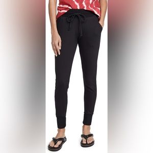 Free People Movement Sunny Drawstring Black Jogger Pant, Size S